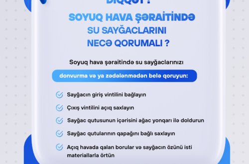 Qış aylarında görülən vacib işlər və abonentlərə müraciət – Foto + Video