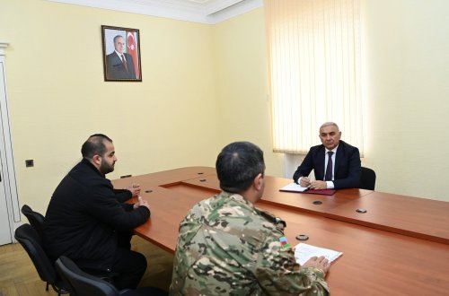 “Azərişıq” ASC-nin sədri Vüqar Əhmədov Qobustanda vətəndaşlarla görüşüb