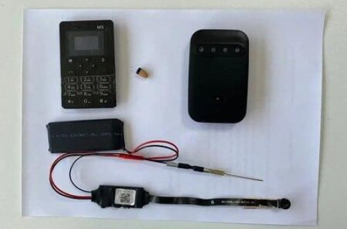 Qadağan olunmuş cihazlarla imtahan “keçirən” şəbəkə ifşa olundu - FOTOlar