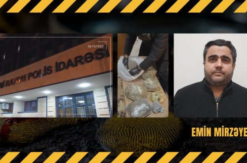 Bakıda saxlanılan narkokuryerdən 11 kq marixuana aşkarlandı - Əməliyyat görüntüləri