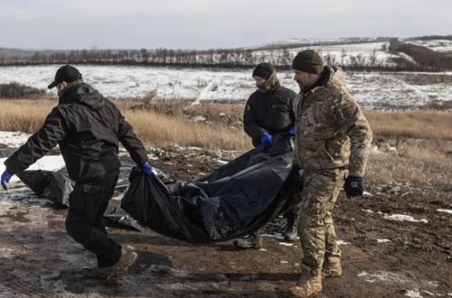 Rusiya 1003 ukraynalı əsgərin qalıqlarını Ukraynaya təhvil verdib