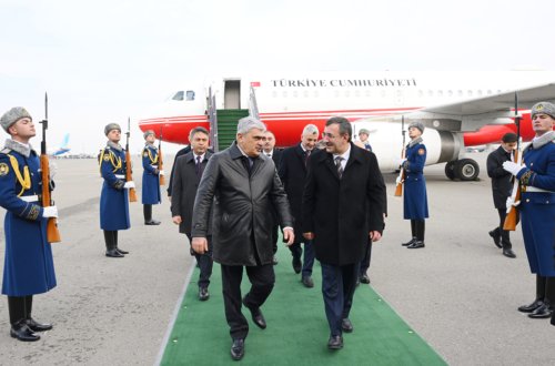 Cevdet Yılmaz Azərbaycana gəldi - Fotolar