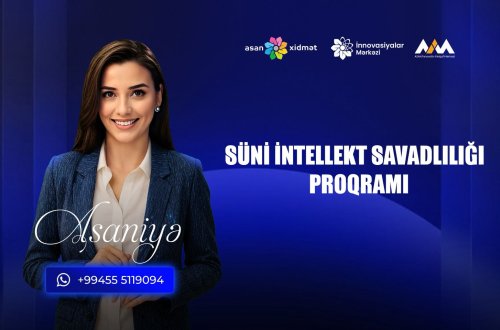ASAN İnnovativ İnkişaf Mərkəzinin “Süni intellekt savadlılığı” proqramı davam edir