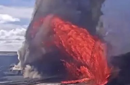 Kilauea yenidən vulkan püskürdü