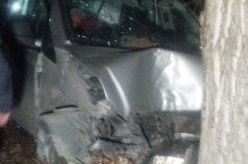 Qaxda ağır qəza - Sürücü öldü