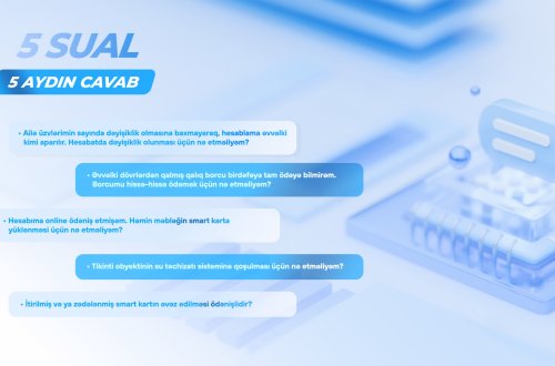 Su təchizatına dair mütəmadi verilən suallar və onların cavabları - Foto 