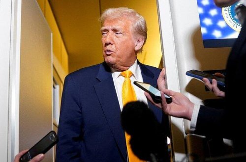 Tramp Azərbaycanın xəbər kanalından paylaşım etdi - FOTO