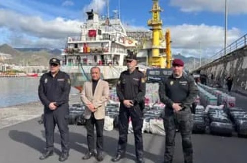 İspaniya polisi dənizdə rekord miqdarda 10 ton kokain müsadirə edib