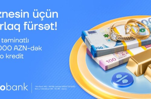 Yelo Bank-dan sahibkarlar üçün yeni imkan: Qızıl təminatlı mikro kredit
