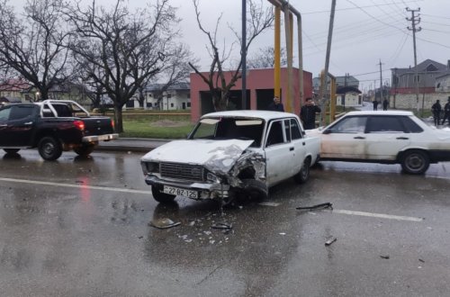 Xaçmazda zəncirvari qəza - Xəsarət alan var