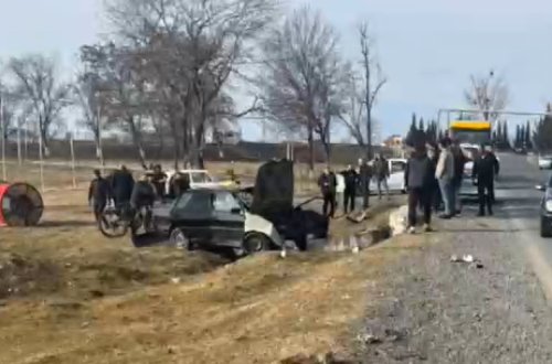 Qaxda qəza - Ölən və xəsarət alan var