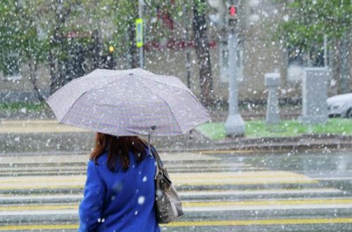 Bazar günü Bakıya sulu qar, rayonlara qar yağacaq