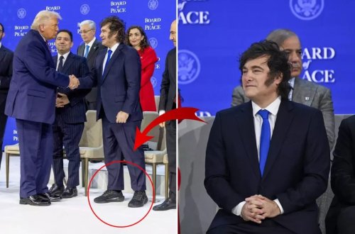 Dövlət başçısının geyindiyi ayaqqabılar maraqla qarşılandı