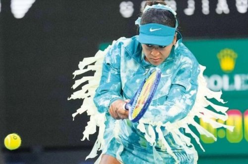 Yaponiyalı tennisçi ilk raund matçına qeyri-adi geyimdə çıxıb