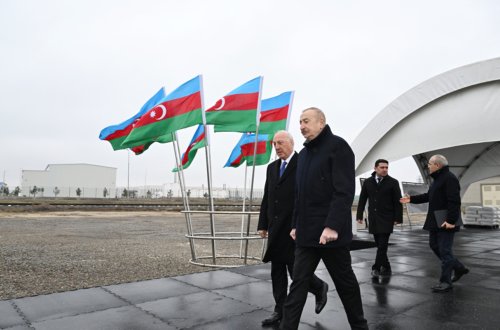 İlham Əliyev Sumqayıtda bu müəssisənin təməlini qoydu - Fotolar