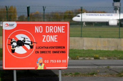 Belçikada 558 şübhəli dron aşkar edilib