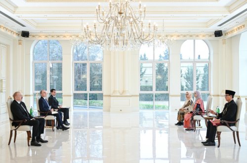 Prezident İndoneziyanın yeni səfirinin etimadnaməsini qəbul etdi - FOTOLAR