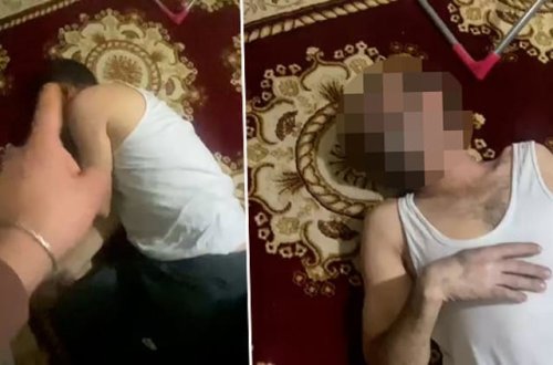 Atasını döydü, görüntüləri əmisinə göndərdi