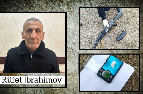 Ucarda avtomat satmaq istəyən şəxs tutulub