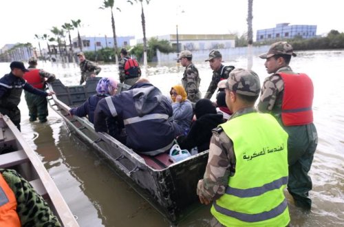 Mərakeşdə daşqınlardan zərər çəkən sakinlərin 70%-i təxliyə edilib