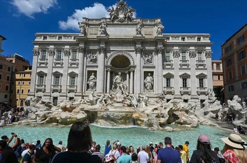 Romanın tarixi Trevi Fəvvarəsinə artıq giriş ödənişlidir