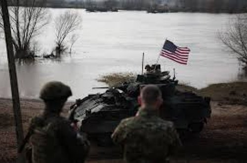 ABŞ-nin döyüş maşınları Kalininqrad yaxınlığında təlimlər keçirib