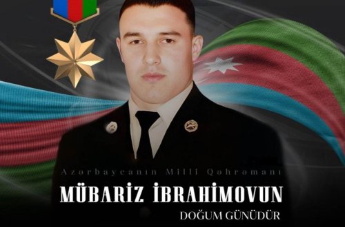 Bu gün Milli Qəhrəman Mübariz İbrahimovun doğum günüdür