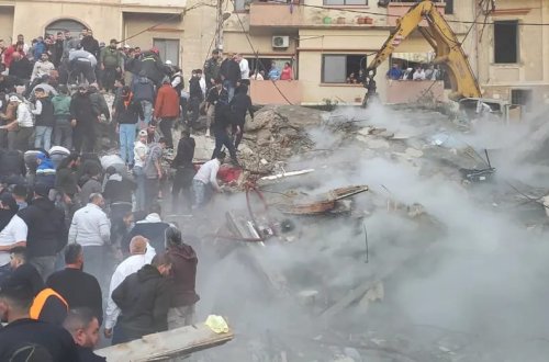 Livanda köhnə binanın uçması nəticəsində 9 nəfər ölüb