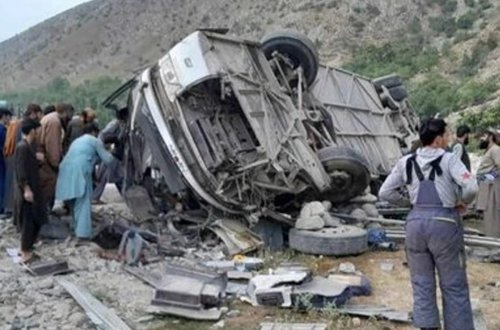 Əfqanıstanda yol qəzası: 15 nəfər ölüb, 3 nəfər yaralanıb