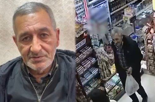 Bakıda 58 yaşlı kişi oğurladığı pulla evinə bazarlıq etdi - VİDEO