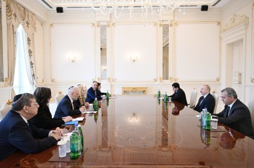 Prezident daha bir qəbul keçirdi - Fotolar