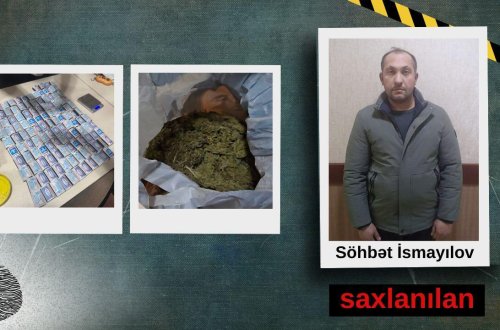 Narkotiklərin satışı ilə məşğul olan şəxs tutuldu