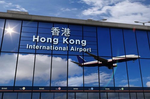 Honq-Konqda hava limanında yanğın baş verib