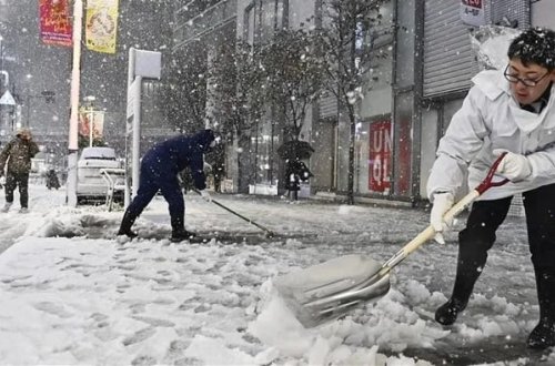 Yaponiyada şiddətli qış can alır: Ölənlərin sayı 46-ya çatıb