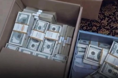 Ramiz Mehdiyevin evindən çıxan milyonlar - VİDEO