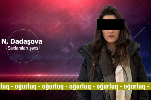 Zərgərlik mağazalarından oğurluq edən qadın saxlanıldı - VİDEO