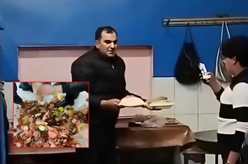 Restoran rəhbərliyi toydan qalan yeməkləri gizlətdi - İDDİA - VİDEO