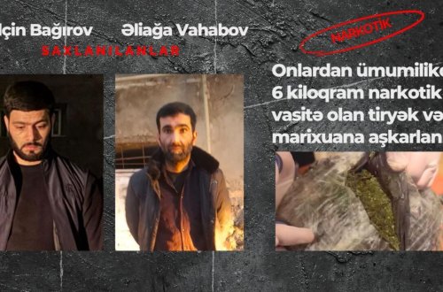Onlayn narkotik alveri ilə məşğul olan şəxslər ələ keçdi