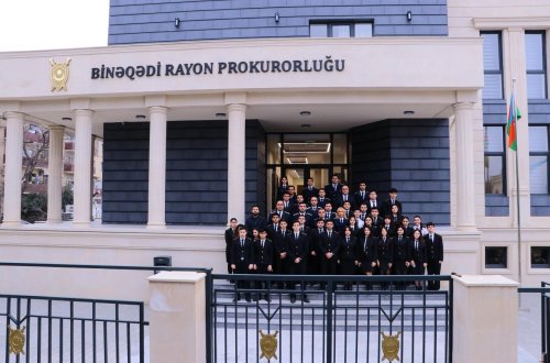 Binəqədi rayon prokurorluğunda “Açıq qapı günü” keçirilib