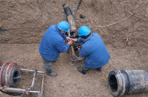 Zabrat qəsəbəsindəki su xəttində qəza aradan qaldırıldı