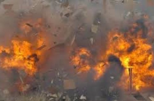 Yevlaxda kafedə PARTLAYIŞ - Ölən var