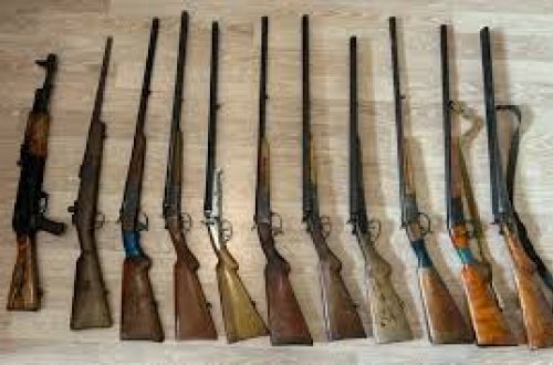Qanunsuz saxlanılan silahlar aşkar edilib