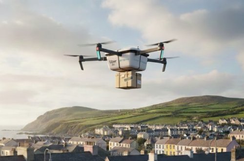 Uber dronla çatdırılma işinə başlayıb