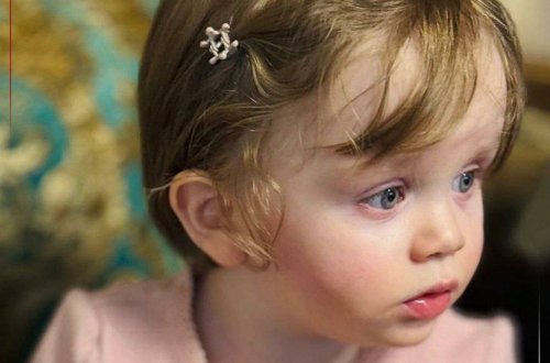 Xameneinin həlak olmuş 14 aylıq nəvəsinin - Fotosu