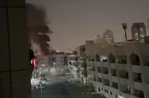 Dubayda ABŞ konsulluğunda PUA zərbəsi endirilib - VİDEO