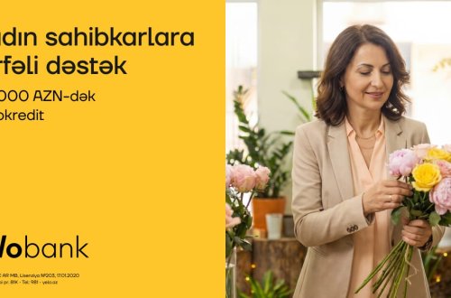 8 Mart ərəfəsində xanım sahibkarlara mikrokredit illik cəmi 8%-dən!