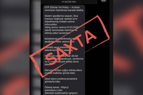 Vətəndaşlara xəbərdarlıq - sizə gələn bu SMS-lərə inanmayın!