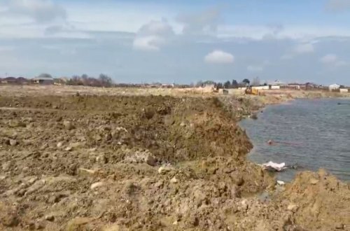 Maştağada gölün qanunsuz doldurulması faktı araşdırılıb