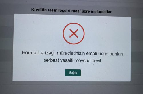 ​İpoteka limitləri saniyələr sonra bitdi?