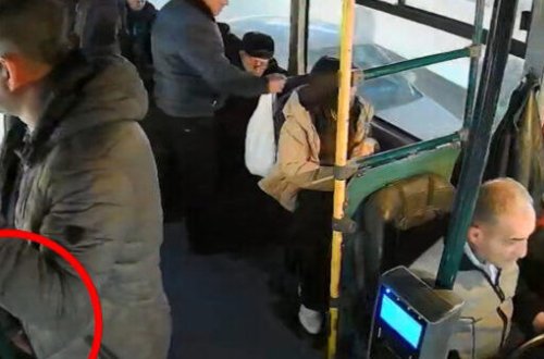 Bakıda avtobuslarda cibgirlik edən şəxs saxlanıldı - ANBAAN VİDEO